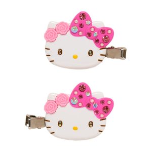 SANRIO CLIP CABELLO CRISTALES HELLO KITTY PINK