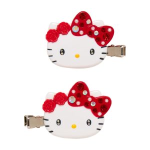 SANRIO CLIP CABELLO CRISTALES HELLO KITTY RED