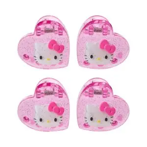 SANRIO CLIP CABELLO SET MINI X4 HELLO KITTY