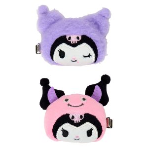 SANRIO CLIP CABELLO PELUCHE SET KUROMI