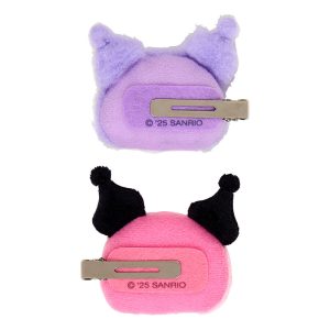 SANRIO CLIP CABELLO PELUCHE SET KUROMI - Imagen 4