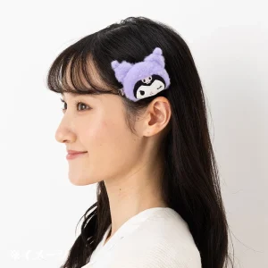SANRIO CLIP CABELLO PELUCHE SET KUROMI - Imagen 3