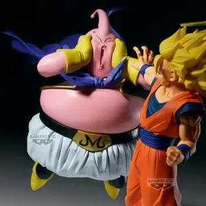 DRAGON BALL MATCH MAKERS SET MAJIN BUU VS GOKU SSJ3