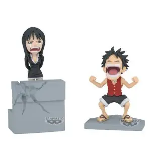 ONE PIECE WCF LOG SERIES NICO ROBIN & LUFFY