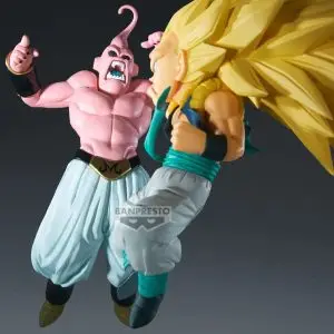 DRAGON BALL MATCH MAKERS SET GOTENKS SSJ3 VS MAJIN BUU