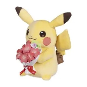 THEVOLTAGE.CL POKEMON CENTER PIKACHU THOUGHTFUL FLOWER