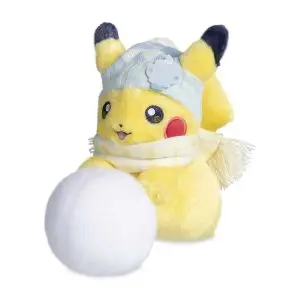 THEVOLTAGE.CL POKEMON CENTER PIKACHU SNOW BALL SNOWY SOFTIES