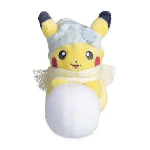 THEVOLTAGE.CL POKEMON CENTER PIKACHU SNOW BALL SNOWY SOFTIES